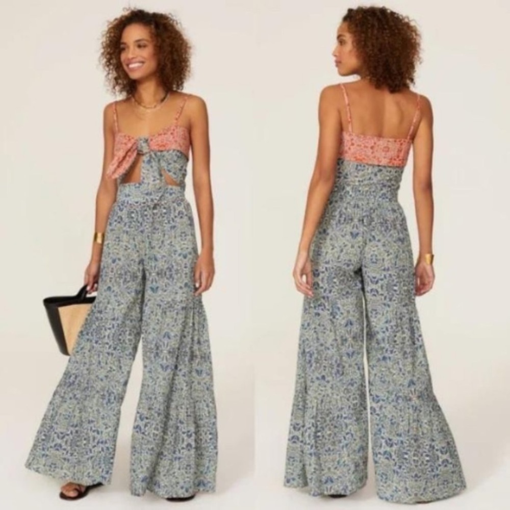 Carolina K Vicky flowy wide leg pants 30484 - Picture 6 of 14